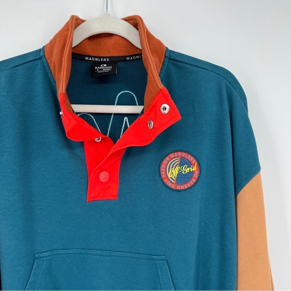 Magnlens Men's Collared Buttondown Colorblock Pul… - image 1